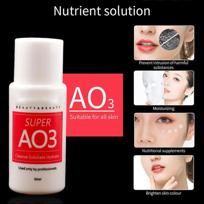 Concentrated Water Exfoliating Liquid Small Bubble Instrument Special Skin Essence AS1 SA3 AO3 3 Kinds Of Serum Skin Deep Clean