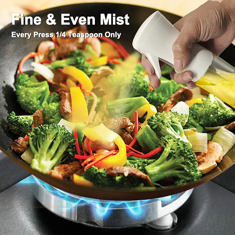 200/300/500ml Oil Spray Bottle BBQ Cooking Olive Oil Sprayer Kitchen Baking Oil Spray Empty Bottle Vinegar Bottle Dispenser
